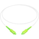 Digitus Câble de raccordement fibre optique simplex, renforcé en acier, monomode, SC/APC > SC/APC Blanc