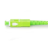 Digitus Câble de raccordement fibre optique simplex, renforcé en acier, monomode, SC/APC > SC/APC Blanc
