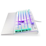 ENDORFY clavier gaming Blanc, Layout DE, Kailh RGB Brown