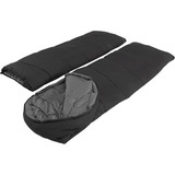 Easy Camp 240209 Raven Square Double 5°C, Sac de couchage Noir