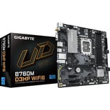 GIGABYTE B760M D3HP WIFI6 Carte mère - Compatible avec les processeurs Intel Core 14e génération, VRM numérique 4+1+1 phases, jusqu'à 5600 MHz DDR5, 2x M.2 PCIe 4.0, Wi-Fi 6, LAN GbE, USB 3.2 Gen 1 carte mère socket 1700 VRM numérique 4+1+1 phases, jusqu'à 5600 MHz DDR5, 2x M.2 PCIe 4.0, Wi-Fi 6, LAN GbE, USB 3.2 Gen 1, Intel, LGA 1700, Intel® Celeron®, Intel Core i3 12th Gen, Intel Core i3 13th Gen, Intel Core i3 14th Gen, Intel..., LGA 1700, DDR5-SDRAM, 192 Go