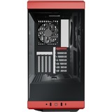 HYTE Y40 boîtier midi tower Rouge/Noir | 2x USB-A | 1x USB-C | Window
