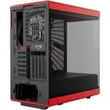 HYTE Y40 boîtier midi tower Rouge/Noir | 2x USB-A | 1x USB-C | Window