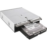Icy Dock MB095SP-B Compartiment pour ordinateur Universel Cage disque dur, Cadrage Noir, Universel, Cage disque dur, Noir, 2.5,3.5", 145,8 mm, 163,4 mm