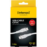 Intenso Câble USB C315C Blanc