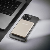 Intenso Powerbank sans fil magnétique MW5000 Champagne Champagne