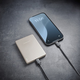 Intenso Powerbank sans fil magnétique MW5000 Champagne Champagne