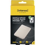 Intenso Powerbank sans fil magnétique MW5000 Champagne Champagne