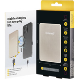 Intenso Powerbank sans fil magnétique MW5000 Champagne Champagne