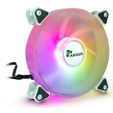 Inter-Tech Argus RS-061 Boitier PC Ventilateur 12 cm ventilateur de boîtier RGB  120 x 120 x 25 mm, PWM, Ventilateur, 12 cm