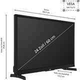 JVC LT-24VAH3455 24" TV LED Noir