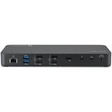 Kensington SD5920T EQ Station d’accueil hybride Thunderbolt4 avec 4 sorties vidéo 4K et technologie DisplayLink, Station d'accueil Avec fil, Thunderbolt 4, 96 W, 3,5 mm, 10,100,1000,2500 Mbit/s, Noir