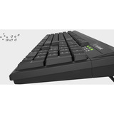 KeySonic clavier Noir, Layout DE, Rubberdome