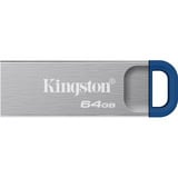 Kingston DataTraveler Kyson 64 GB, Clé USB Argent/Bleu