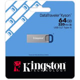 Kingston DataTraveler Kyson 64 GB, Clé USB Argent/Bleu