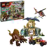 LEGO Jurassic World Mission aérienne avec le spinosaure et le quetzalcoatlus, Jouets de construction Jeu de construction, 8 an(s), Plastique, 984 pièce(s), 1,77 kg