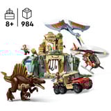 LEGO Jurassic World Mission aérienne avec le spinosaure et le quetzalcoatlus, Jouets de construction Jeu de construction, 8 an(s), Plastique, 984 pièce(s), 1,77 kg