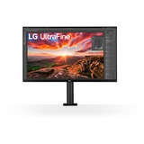 LG 32UN880P-B Moniteur UHD 4K Ergo IPS avec USB Type-C 31,5" Incurvé 31.5" 4K Ultra HD incurvé Moniteur Noir, HDMI, DisplayPort, USB-C