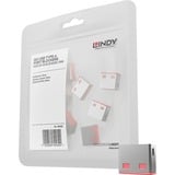 Lindy 40460 bloqueur de port USB Type-A Rose Acrylonitrile-Butadiène-Styrène (ABS) 10 pièce(s), Dispositif antivol Rouge, Bloqueur de port, USB Type-A, Rose, Acrylonitrile-Butadiène-Styrène (ABS), 10 pièce(s), Sac en polyéthylène