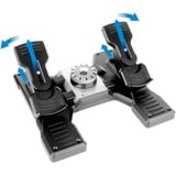 Logitech G Saitek Pro Flight Rudder Pedals, Pédales simulation de vol, PC, Analogique/Numérique, Avec fil, USB 2.0, Noir, Argent