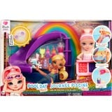 MGA Entertainment Rainbow High Little Pool Day with Blush Playset, Figurine Rainbow High Little Pool Day with Blush Playset, Poupée mannequin, Femelle, 4 an(s), 140 mm, Multicolore