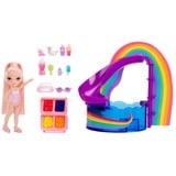 MGA Entertainment Rainbow High Little Pool Day with Blush Playset, Figurine Rainbow High Little Pool Day with Blush Playset, Poupée mannequin, Femelle, 4 an(s), 140 mm, Multicolore