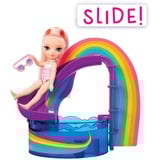 MGA Entertainment Rainbow High Little Pool Day with Blush Playset, Figurine Rainbow High Little Pool Day with Blush Playset, Poupée mannequin, Femelle, 4 an(s), 140 mm, Multicolore