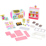 MGA Entertainment Spaces Furniture Pack in PDQ, Bricolage Miniverse Spaces Furniture Pack in PDQ, Café, 8 an(s), Multicolore, Plastique
