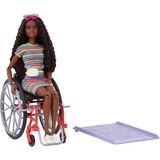 Mattel Fashionistas Et Son Fauteuil Roulant, Poupée Poupée mannequin, Femelle, 3 an(s), Fille, Multicolore