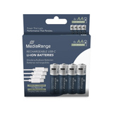 MediaRange Batterie USB-C Li-Ion, Mignon AA I 1.5V | 1400 mAh, pack de 4 
