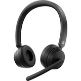 Microsoft Modern Wireless Headset for Business Casque Sans fil Arceau Bureau/Centre d'appels Bluetooth Noir, Casque/Écouteur Noir, Sans fil, Bureau/Centre d'appels, 100 - 20000 Hz, 136 g, Casque, Noir