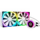 NZXT Kraken Z63 RGB Processeur Refroidisseur de liquide tout-en-un 14 cm Blanc, Watercooling Blanc, Refroidisseur de liquide tout-en-un, 14 cm, 91,19 cfm, Blanc