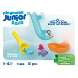 PLAYMOBIL Junior - La pêche avec les animaux marins, Jouets de construction 71689