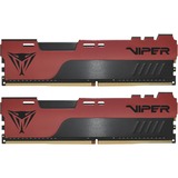 Patriot DIMM 64 GB DDR4-4000 (2x 32 GB) Kit double, Mémoire vive Noir/Rouge