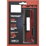 Patriot DIMM 64 GB DDR4-4000 (2x 32 GB) Kit double, Mémoire vive Noir/Rouge