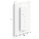 Philips Hue Hue Dimmer switch (modèle le plus récent) Blanc, Philips Hue Dimmer switch (modèle le plus récent), Sans fil, ZigBee, Blanc, Autonome, Boutons, Intérieure