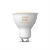 Philips Hue White Ambiance GU10 Smarter Spot, Lampe à LED 