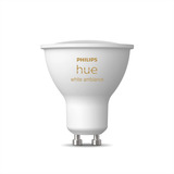 Philips Hue White Ambiance GU10 Smarter Spot, Lampe à LED 