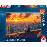 Schmidt Spiele Murmures sur le toit parisien, Puzzle 