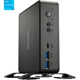 Shuttle XPC Nano PC NC40U, Intel Celeron 7305U, 1x HDMI, 1x DP,1xUSB-C/DP, 6x USB3.2, 1x 2.5" bay, 2x M.2, 1x LAN, RAID, fonctionnement permanent 24/7, attaches VESA, Barebone Noir, Intel Celeron 7305U, 1x HDMI, 1x DP,1xUSB-C/DP, 6x USB3.2, 1x 2.5" bay, 2x M.2, 1x LAN, RAID, fonctionnement permanent 24/7, attaches VESA, 0.84L sized PC, Mini PC type barebone, Intel SoC, DDR4-SDRAM, PCI Express, Série ATA III, 65 W