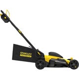 Stanley Tondeuse à batterie (SFMCMW2651M-QW), 36 Volts (2x18V), Tondeuse à gazon Noir/Jaune