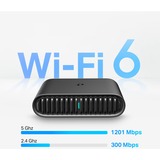 TP-Link TL-WR1502X routeur sans fil Gigabit Ethernet Bi-bande (2,4 GHz / 5 GHz) Noir, WLAN-LTE-Routeur Wi-Fi 6 (802.11ax), Bi-bande (2,4 GHz / 5 GHz), Ethernet/LAN, Noir, Routeur portable