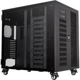 Thermaltake AX1000 TG Station de travail IA boîtier big tower Noir | 8x USB-A | 2x USB-C | Verre trempé