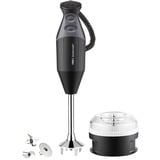 Unold M 200 BBQ 10 L Mélangeur par immersion 200 W Noir, Chrome, Batteur électrique Noir, Mélangeur par immersion, 10 L, 1,5 m, 200 W, Noir, Chrome