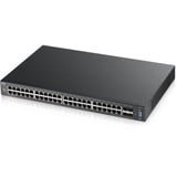 Zyxel XGS2210-52 Géré L2 Gigabit Ethernet (10/100/1000) 1U Noir, Switch Géré, L2, Gigabit Ethernet (10/100/1000), Grille de montage, 1U