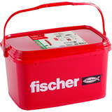 fischer Cheville DuoPower 5x25 Gris clair/Rouge