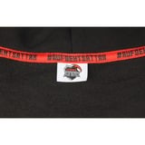 ALTERNATE Sweat à capuche ATTAX (logo embossé) M, Pull Noir