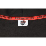 ALTERNATE Sweat à capuche ATTAX (logo embossé) S, Pull Noir