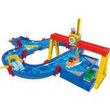 Aquaplay Port Container, Train Bleu, Multicolore