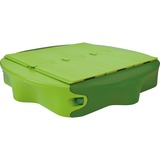 BIG 800056733 bac à sable vert foncé/vert clair, Plastique, 1380 mm, 1380 mm, Vert